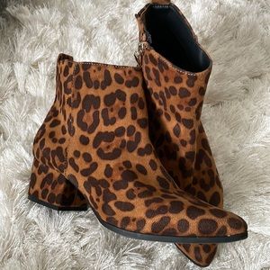 Leopard Print booties - A New Day